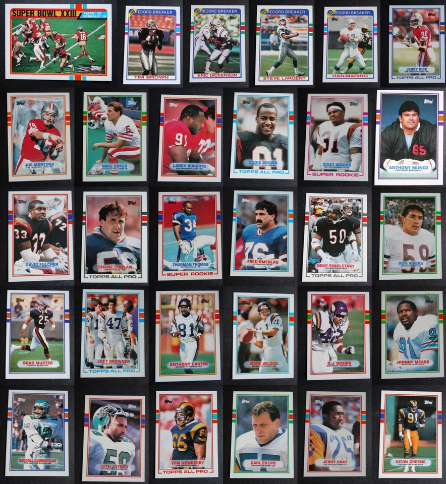 1989 Topps Football Cards Complete Your Set You U Pick From List 1-200 - Image 1 of 1