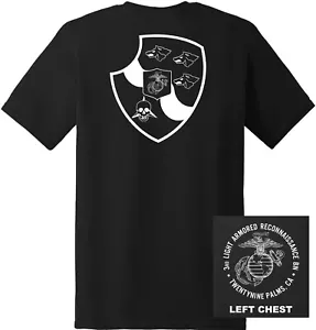 USMC - 3rd Light Armored Reconnaissance Battalion T-Shirt - Picture 1 of 9