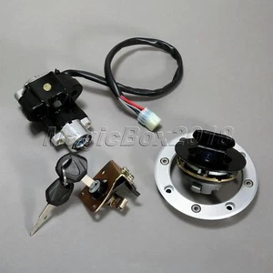 Ignition Switch Gas Cap Seat Lock Key for Suzuki GSX 600 750 Bandit GSF 250 400 - Picture 1 of 6