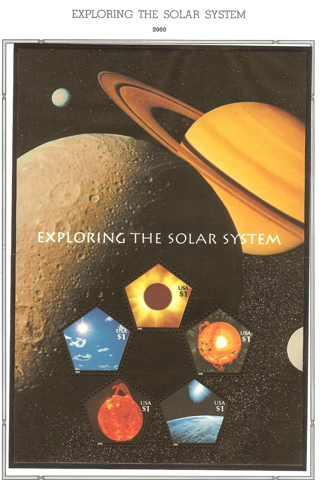 US Scott # 3410 / Exploring The Solar System / 2000 Sheet of 5 MNH - Image 1 of 1