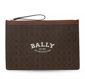 BALLY BOLLIS LOGO BOLSA GRANDE CLUTCH SOBRE BOLSO BOLSA 6300393 - Imagen 1 de 5