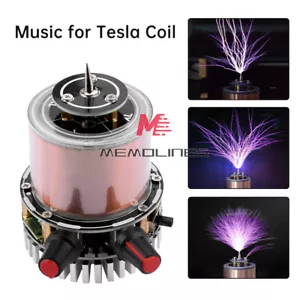 Mini Plasma Music Tesla Coil Arc Generator Artificial Lightning Bluetooth DC48V - Picture 1 of 29