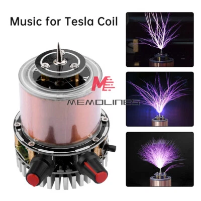 Mini Plasma Musik Tesla Spule Lichtbogen Generator Künstlicher Blitz Bluetooth DC48V - Bild 1 von 4