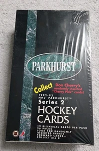 🏒 Parkhurst NHL Hockey Serie 2 1992-93 Caja de cera sellada de fábrica 36 paquetes - Imagen 1 de 3
