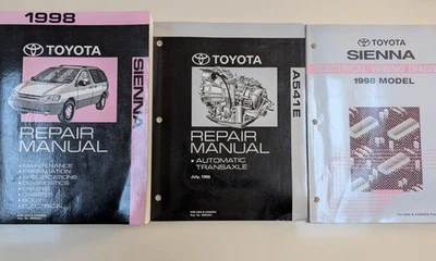 Toyota Sienna 1998 furgoneta manual de reparación de servicio, diagrama eléctrico Foto 1 de 4