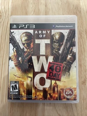 Army of Two: The 40th Day (Sony PlayStation 3, 2010) CIB Good Disc - Image 1 of 4