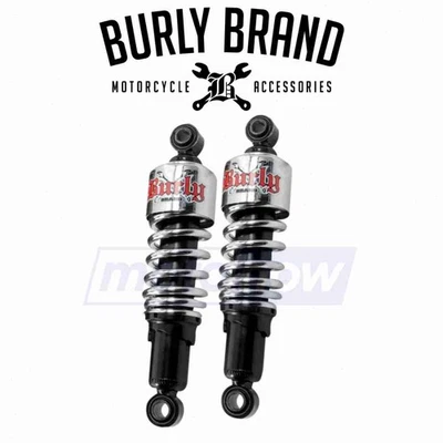 Burly Brand Slammer Shocks for 1993-2009 Harley Davidson FXDL Dyna Low Rider lq - Image 1 of 4