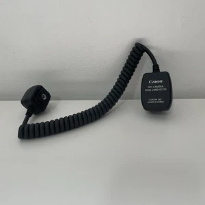 Genuine OEM Canon Off Camera Shoe Cord OC-E3 - Picture 1 of 7