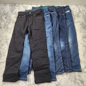 Lot Of 5 Boys Levi’s 511 Jeans, Adjustable Waist, Size 7, Cute! - Picture 1 of 9