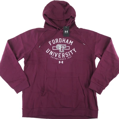 Sudadera con capucha Fordham University Rams Under Armour para hombre XXL venta al por menor $70 Foto 1 de 4