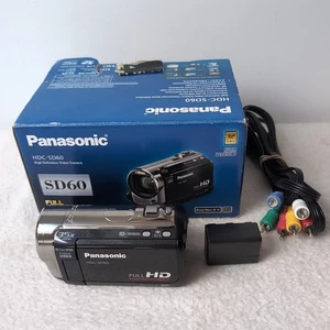 Panasonic HDC-SD60 High Definition Video Camera Camcorder Boxed *Untested* - Picture 1 of 14