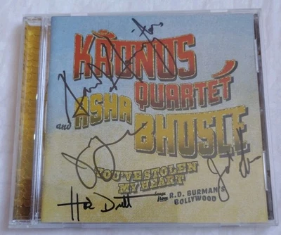 Kronos Quartet & Asha Bhosle CD You've Stolen My Heart - Unverified Signatures* Foto 1 de 4