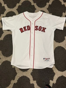 Camiseta deportiva auténtica David Ortiz #34 Boston Red Sox 2014 Home White Cool Base 48 - Imagen 1 de 5