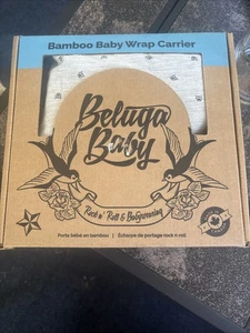 NEW In Box Beluga Baby Bamboo Baby Wrap Carrier Made In Canada - Picture 1 of 4
