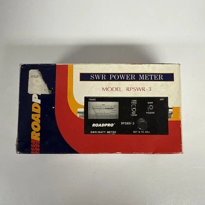 RoadPro RPSWR-3 SWR Power Meter Watt Tester CB Radio with Antenna - Image 1 of 4