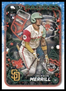 2024 Topps Holiday Jackson Merrill Rookie RC #H160 San Diego Padres - Picture 1 of 2