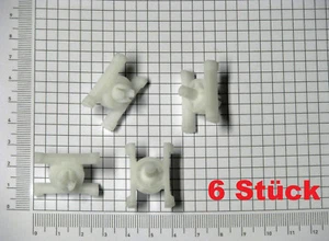 6x Klammer Clips für Zierleiste BMW 02 1502 1602 1802 2002 E12 E21 E30 NEU - Bild 1 von 2
