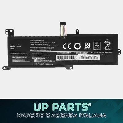 UP PARTS Batteria compatibile Lenovo Notebook L16C2PB2 L16L2PB1 L16L2PB3 L16L2PB2 (36Wh)