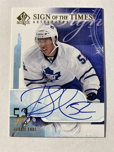 ROBBIE EARL Maple Leafs 2008-09 UD SP Authentic Sign of the Times AUTO (F5) - Bild 1 von 2