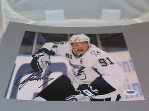 Foto firmada de Steven Stamkos de Tampa Bay Lightning 8x10 autografiada PSA/ADN certificado de autenticidad 1D - Imagen 1 de 4