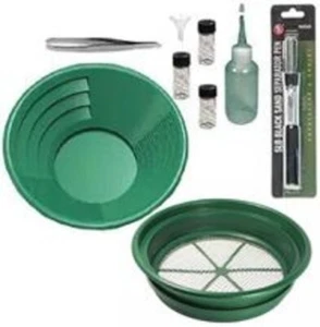 Sluice Monkey Special 14" Green Gold Panning Kit 1/2" Mesh Classifier - Picture 1 of 3