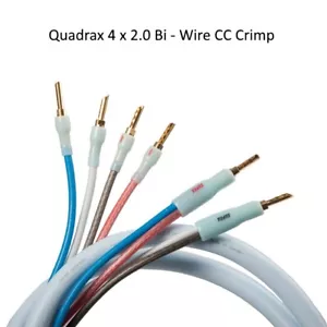 Supra Cables Haut-Parleur Quadrax 4 x 2.0 Bi - Wire Cc Ondulation 1 Paire 3,0 M - Picture 1 of 2