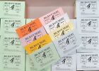 RACE NIGHT BETTING TICKETS 50 TICKETS 8 HORSES 8 RACES