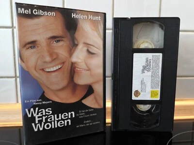 [VHS] ►WAS FRAUEN WOLLEN (2000)◀︎ Mel Gibson | Helen Hunt | Kaufversion | AZ3 - Bild 1 von 3
