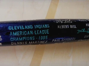 1995 Indians World Series AL Champs Baseballschläger, Eddie Murray, etc.-Exc./Neuwertig - Bild 1 von 5