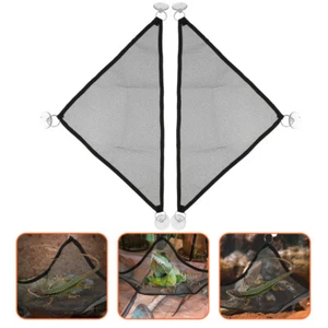 2Pcs Gecko Accessories Mesh Hammock Lizard Snake Hanging Bed Reptile - Picture 1 of 12