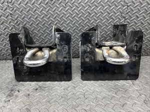 OEM 2017-2023 FORD F250 F350 CHROME Front Tow Hooks HC3C-17B804-BB - Picture 1 of 9