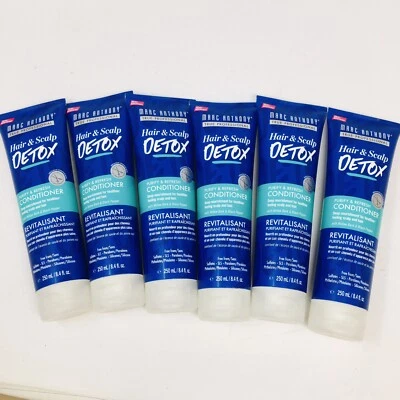 Marc Anthony Acondicionador Cabello y Cuero Cabelludo Desintoxicación Purificar y Refrescar Lote de 6 Tubos NUEVO Foto 1 de 4
