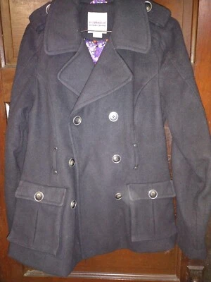 Ladies Pea Coat By Hydraulic Size Large - Image 1 of 3