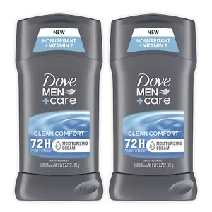 Antiperspirant Deodorant Stick Clean Comfort Twin Pack 72-Hour Sweat & Odor P... - Picture 1 of 5