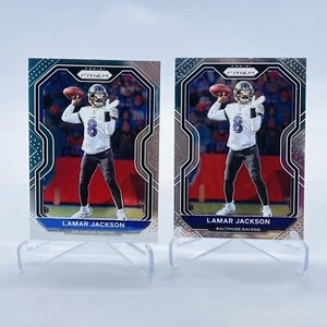 2020 Panini Prizm LAMAR JACKSON Base Card Baltimore Ravens #37 Lo T (2) - Picture 1 of 1