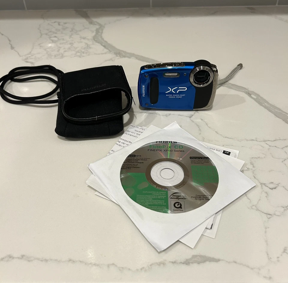 Cámara impermeable Fujifilm Finepix XP50 14MP sin cargador Foto 1 de 4