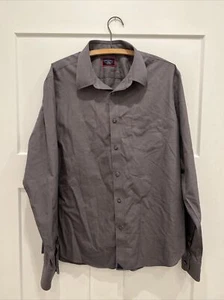UNTUCKit Men Button Up Shirt Size Large Slim Fit Wrinkle Free Long Sleeve - Picture 1 of 4