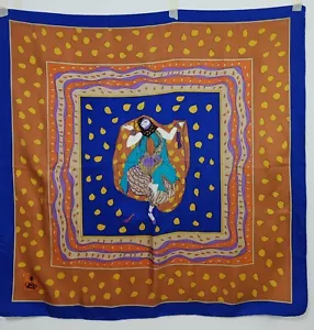Theatre National Opera PARIS vintage scarf Silk Danseuse Orientale Scheherazade - Picture 1 of 8