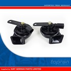 High & Low Tone Horns Signal Klaxons Pair Set Altea Toledo Leon Octavia Superb