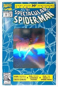 Spectacular Spider-Man #189 30th Anniversary Silver Holofoil CVR (1992) Marvel - Picture 1 of 3