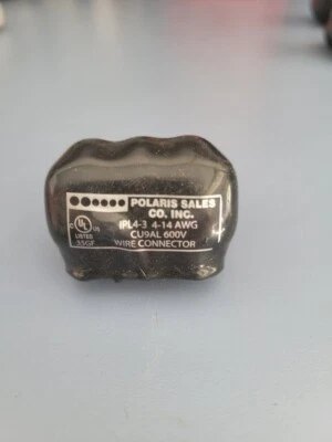 POLARIS IPL4-3 Insulated Multitap Connector-3 Ports-Single Side 4AWG-14AWG - Image 1 of 3