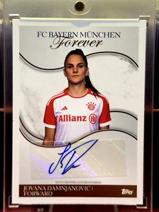 2023-24 Topps Bayern Munchen Forever #WA-JD Jovana Damnjanovic Serbia Auto - Picture 1 of 3