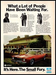 1974 Magazine Car Print Ad - Chrysler / Plymouth "Small" Fury A7