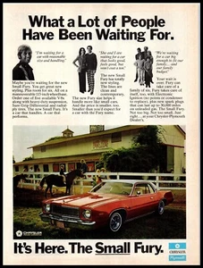 1974 Magazine Car Print Ad - Chrysler / Plymouth "Small" Fury A7 - Picture 1 of 1