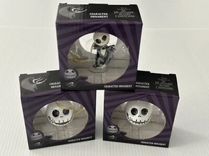 3x Disney Nightmare Before Christmas - Jack Skellington Zero Xmas Ornaments NEW - Picture 1 of 5