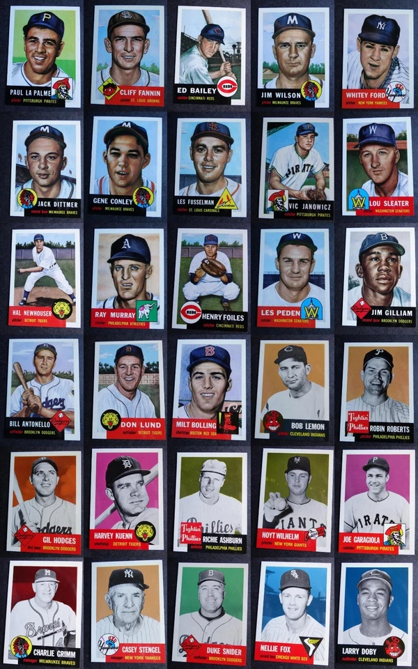 1991 Topps 1953 Archives Baseball Cards Complete Your Set U Pick List 201-330 - Image 1 of 1