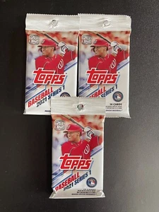 2021 TOPPS SERIES ONE PACK LOT OF 3! 48 KARTEN INSGESAMT!  TOP PREISWERT! - Bild 1 von 2