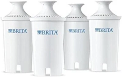 New Brita Water Filter Pitcher Advanced Replacement Filters 4 Count Pack - Image 1 of 3