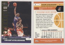 2007 Topps Stadium Club Gold Photographer's Proof /50 Amare Stoudemire Amar'e #1