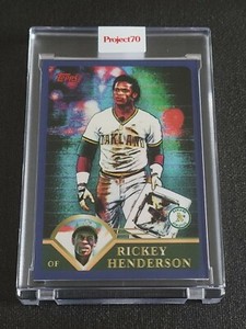 2021 Topps Project 70 P70 #274 Rickey Henderson by Matt McCormick